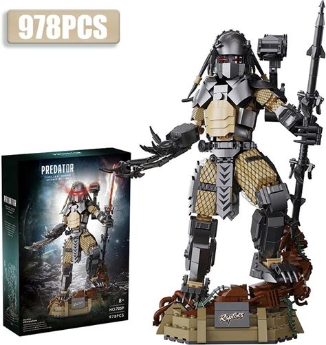 Creative 978Pcs Alien Beasts Warrior Figures Building Blocks Ideas Monster Robot Mecha MOC Bricks