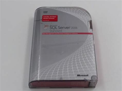 Microsoft Sku-228-08394 Sql Server 2008 Standard Software