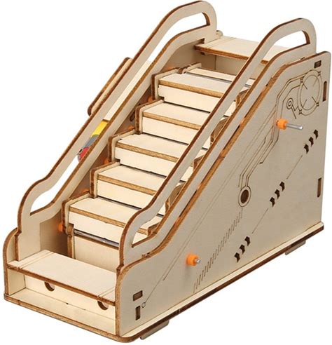 3D Wood Escalator Science Experiment Kit Diy Science Experiment
