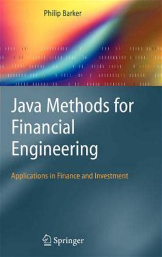 Java Methods For Financial Engineering: Applications In Finance And