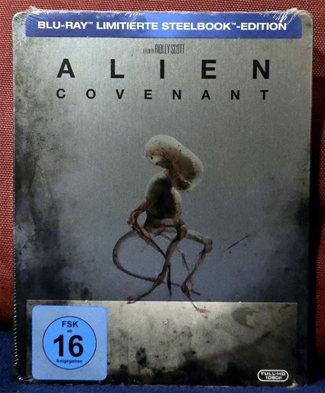 Alien Covenant Limited Steelbook Edition Blu-Ray Ridley Scott Aliens