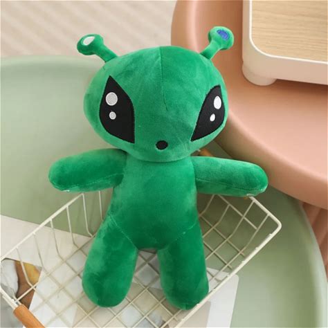 30cm Green Alien Plush Toy Anime Tentacled Horn Alien Monsters Horror Doll Boys Girls Soft Toys
