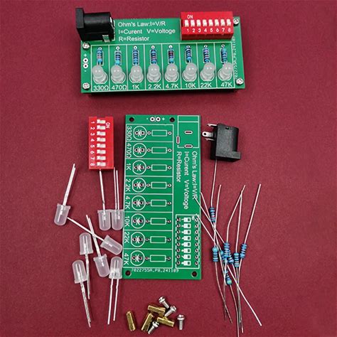 DIY Soldering Practice Kit Learn Electronics Beginner Training Circuit Board Set