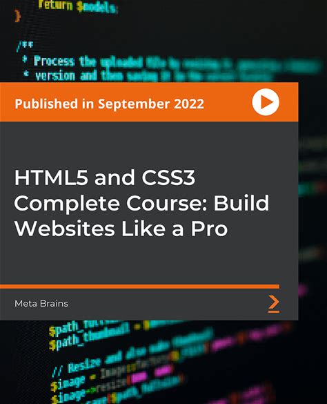 HTML5 And CSS3 Complete Course: Build Websites Like A Pro: Learn How To Build Websites From Scratch With HTML And CSS In A Course Designed To Take You