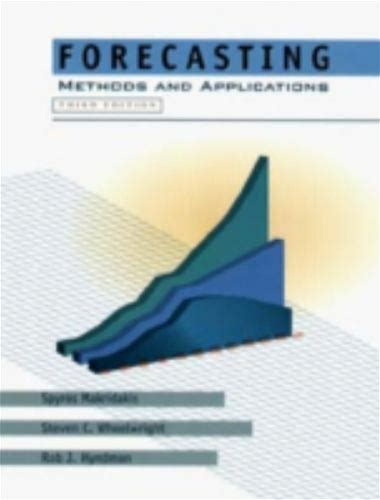 Forecasting: Methods And Applications