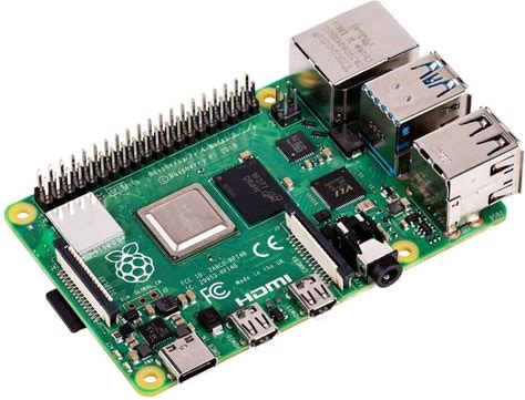 Raspberry Pi 4 Model B, 4GB SDRAM, Quad Core 64-Bit Computer W/ Bluetooth, Wifi