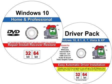 Computer Werx: Windows 10, Home & Professional Install (Dvd)