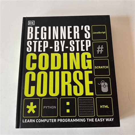 Beginners Step By Step Coding Course DK Programming Python HTML JS Book