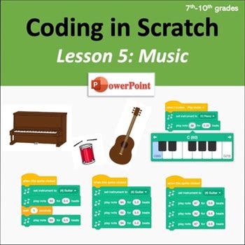 Computer Coding In Scratch - Lesson 5: Music