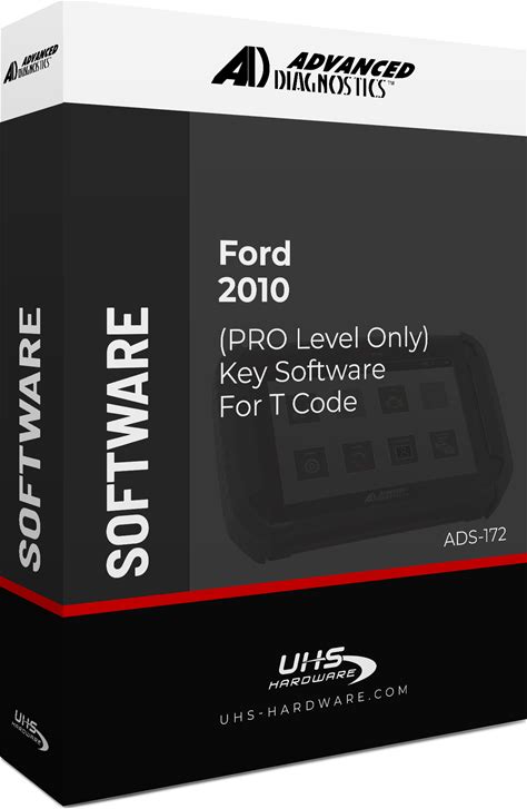 Advanced Diagnostics - ADS172 - 2010 - Ford Key Software For T Code - PRO Level Only - Category B