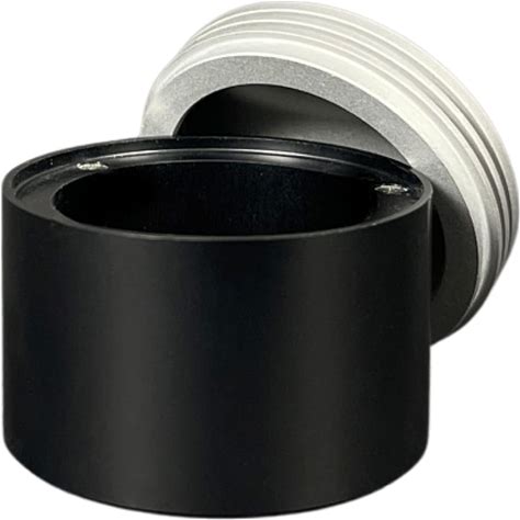 Min-E-Vault Storage Container For EDC And Prepper Tool Storage (Black - Smooth Finish) - By TEC Accessories