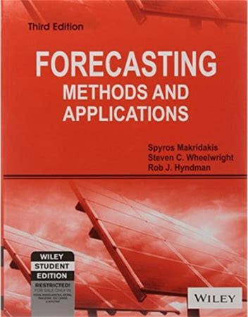 Pre-Owned Forecasting Methods And Applications (Paperback) 8126518529 9788126518524