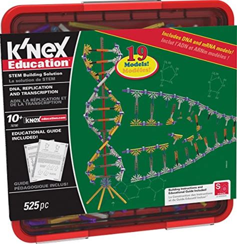 KNEX Education DNA Replication And Transcription Set 525 Pieces Ages 10 Science Educational Toy