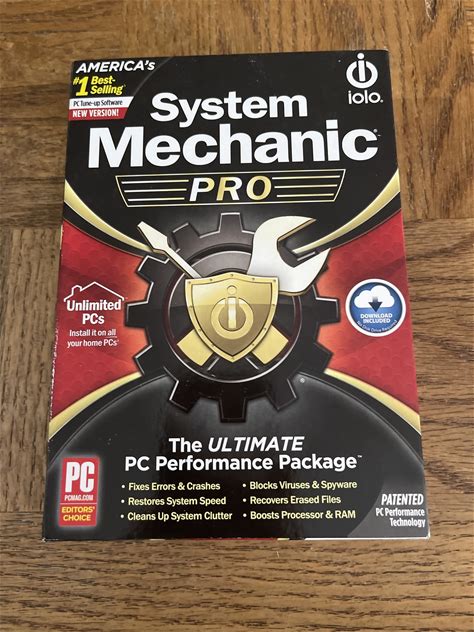 System Mechanic Pro PC CD Rom Software. Summitsoft. Image, Video & Audio. 0813279008482.