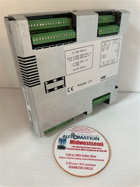 NEW ABB 3HNE 00680-1/12 PROCESS I/O MODULE S/N:30469904130008 SHIPS SAME DAY