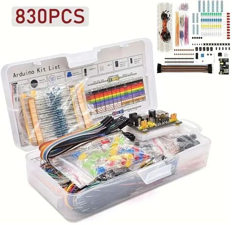830Pcs/Box DIY Project Starter Kit For Arduino UNO R3 Kit Electronic DIY Kit Electronic Component