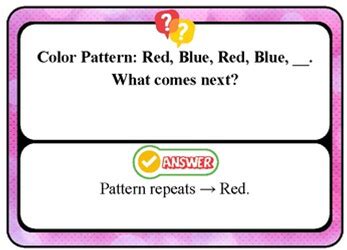Patterns With Colors And Shapes - Math Problems For Kids | Pattern Recognition