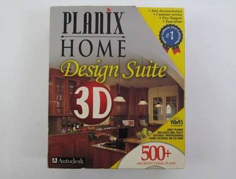 Autodesk Planix Home Design Suite 3D Software Windows 95 Vtg 90S New Open Box. Autodesk. Other Computer Software. 054098000350.