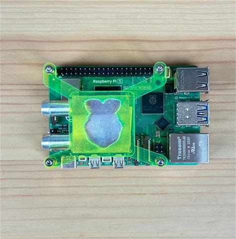 Green Water Cooling Block Kit For Raspberry Pi 5