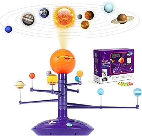 Science Can Solar System For Kids, Solar System Model Kit Planetarium Projector For Kids, Talking Planets Space Toys For 4 5 6 Year Old Boys And Girls