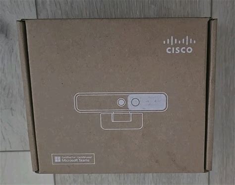 Cisco Webex 4K Desk Camera (CD-DSKCAM) - Carbon - Sealed Brand New!