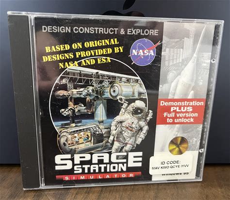 Space Station Simulator PC Windows 95 CD-ROM NASA ESA Space Game Maris 1996