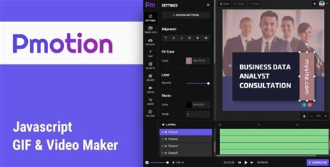 Pmotion- Javascript Animated GIF And Video Maker V1.0.0