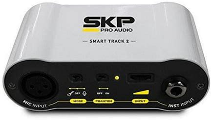 Skp PRO Audio Smart Track 2 Mobile Audio Interface Compatible With Android And IOS Devices