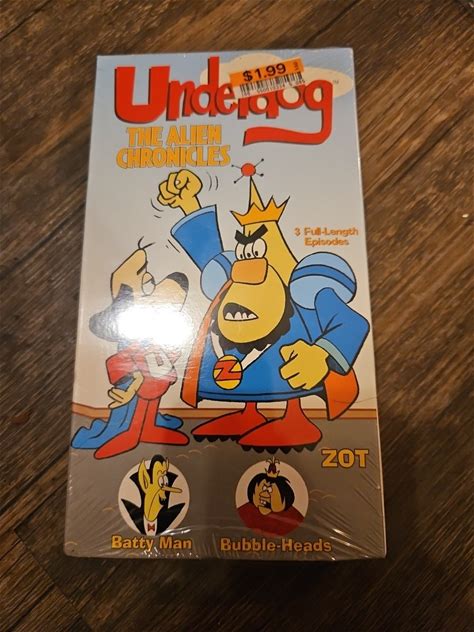 Underdog The Alien Chronicles (VHS, 2001) Animated - NEW SEALED