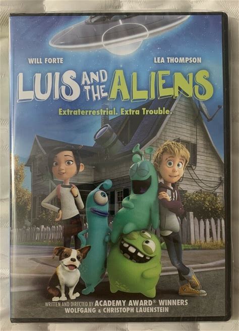 Luis And The Aliens DVD Digital Animated Childrens Kids Monster Movie OOP Sealed