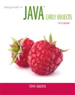Starting Out With Java Early Objects