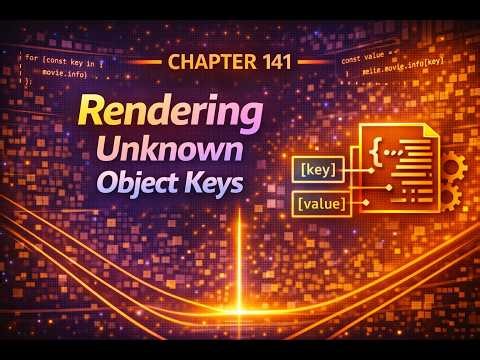 The Complete JavaScript Tutorial in Malayalam - Chapter 141 - Rendering Unknown Object Keys in JS