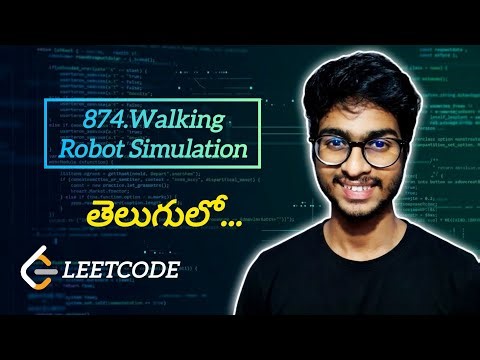 874.Walking Robot Simulation | Leetcode Daily | Telugu | #leetcode #dsa #coding #programming #python