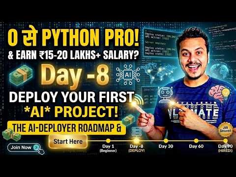 Master Python for AI & Data Science: 90 Days Complete Roadmap Day-8