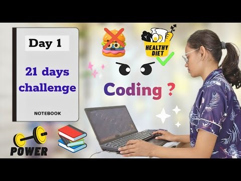 Fixing My Life in 21 Days ✨ | Day 1 (learning Python, workout, & Staying Consistent)