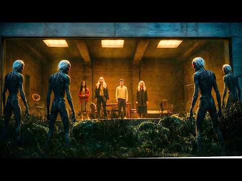 Four strangers hide in a forest bunker while ancient ALIENS watch