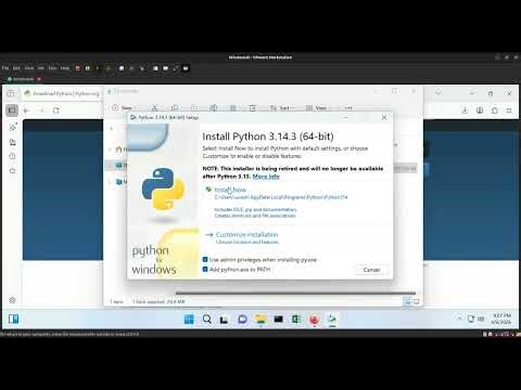 How to install Python 3.14.3 2026