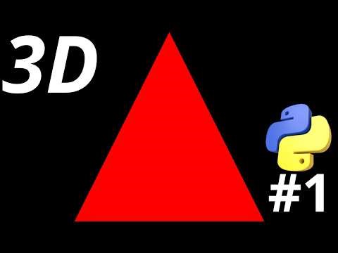 Python 3D Render (DrawTriangle) #1