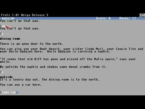 AMIGA Something About The Bunny r1 PD KS2 0 Frotz interpreter Glyph 1998 Mini Comp PD A Happy Specia