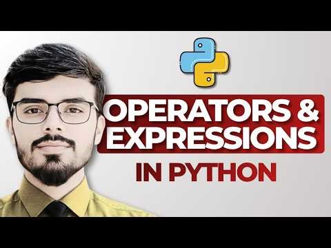 Python Operators & Expressions Explained (Full Beginner Guide)