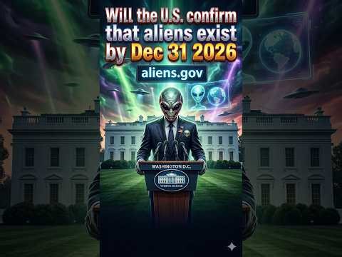 Will the US confirm that aliens exist by Dec 31 2026?
