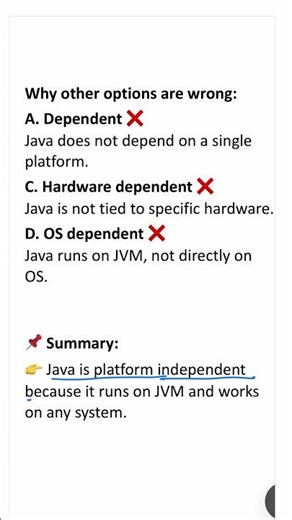 Java Most ask Interview Questions with Answers #java #interview #interviewquestions #study #exam