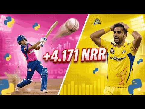 தரவு ஆட்டம் Ep 1: RR-ஓட +4.171 NRR எப்படி வந்துச்சு? 😱 Python Data Analytics in Tamil | IPL 2026
