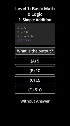 Can you solve this Python Logic? 🐍 | Level 1: Basic Math #shorts