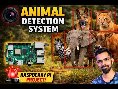 This project uses AI and Deep Learning (YOLOv8) to detect animals in real time using Raspberry Pi