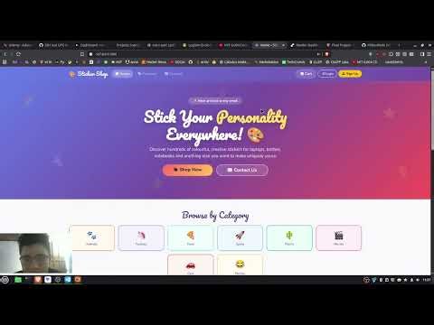CS50x's Final Project | Ecommerce Sticker Web App