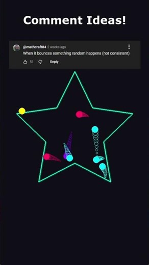 I made the physics INCONSISTENT because of this comment... 😱 #python #simulation #coding