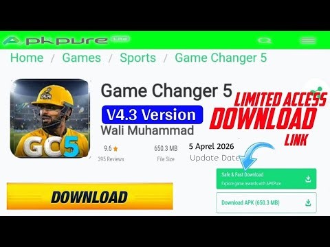 Game Changer 5 Latest Update | Download Now !! 😱
