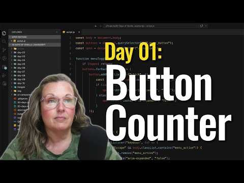 Build a Button Counter with JavaScript (No Frameworks) | Day 01