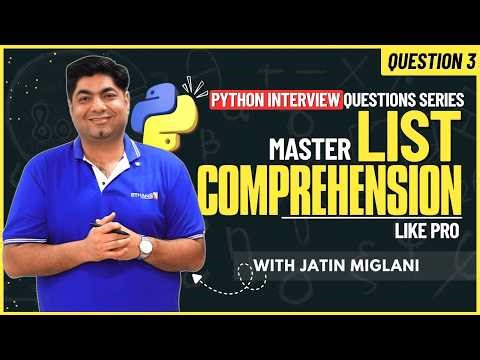 List Comprehension in Python | Python Interview Questions | How To Crack Python Interview #python